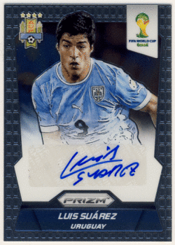 Luis Suarez 2014 Panini FIFA World Cup Brazil Prizm Signature Auto スアレス