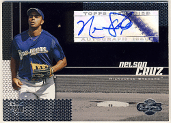 Nelson Cruz MLB 2006 Topps Co-Signers RC Signature Auto