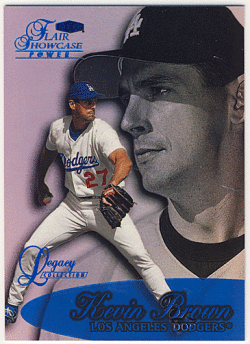 Kevin Brown MLB 1999 Flair Showcase Legecy Collection 93/99