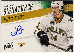 Jamie Benn NHL 12-13 Panini Prime Signature Auto 25/25