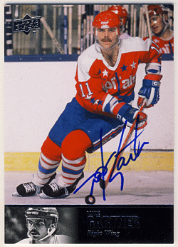 Mike Gartner NHL 13-14 UD Ultimate Collection 97 Legends Signature Auto