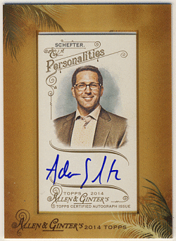 Adam Schefter 2014 Topps Allen & Ginter The Personalities Signature Auto Broadcaster