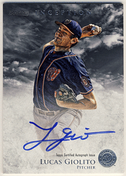 Lucas Giolito MLB 2013 Bowman Inception Signature Auto