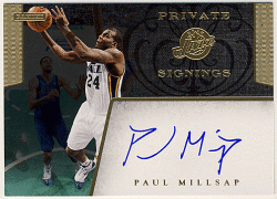 Paul Millsap NBA 12-13 Panini Totally Certified Private Signings Signature Auto
