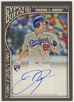 Joc Pederson MLB 2015 Topps Gypsy Queen RC Signature Auto