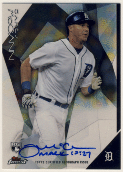James McCann MLB 2015 Topps Finest RC Refractor Signature Auto
