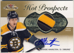 Dougie Hamilton NHL 13-14 Fleer Showcase RC Hot Prospects Signature Patch Auto 027/175
