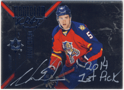 Aaron Ekblad NHL 14-15 UD Ultimate Collection Obsidian Script Signature Auto 2014 1st Pick
