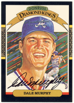 Dale Murphy MLB 2003 Donruss Recollection Collection Signature Auto 48/64