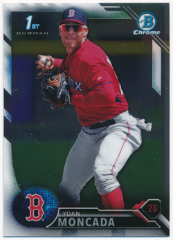 Yoan Moncada MLB 2016 Bowman Chrome 1st Prospects BCP148