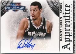 Danny Green NBA 13-14 Panini Crusade Apprentice Signature Auto