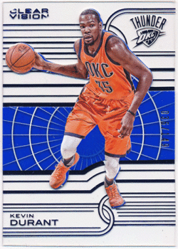 Kevin Durant NBA 15-16 Panini Clear Vision Blue Parallel 036/149