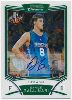 Danilo Gallinari NBA 08-09 Bowman Chrome RC Signature Auto