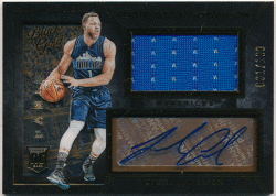 Justin Anderson NBA 15-16 Panini Black Gold RC Signature Jersey Auto 081/199