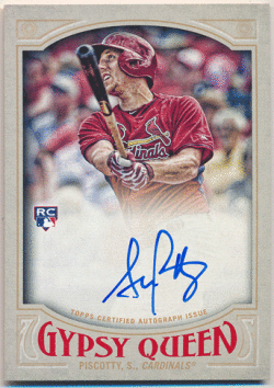 Stephen Piscotty MLB 2016 Topps Gypsy Queen RC Signature Auto