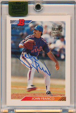 John Franco MLB 2016 Topps Archives 1992 Bowman Signature Auto 07/18