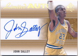 Jaohn Salley 14-15 UD SP Authentic Limited Signature Auto 04/75