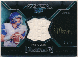 Kellen Moore 2012 UD Exquisite Collection RC UD Black Lustrous Signature Jersey Auto 22/99