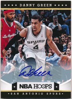 Danny Green NBA 12-13 Panini Hoops Signature Auto