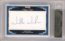 Willie Wilson MLB 2008 Tristar Signa Cut Auto 2/5 1982 Batting Champ