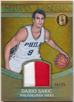 Dario Saric NBA 16-17 Panini Gold Standard Newly Minted Patch 18/25