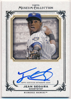 Jean Segura MLB 2013 Topps Museum Collection Signature Auto 169/399