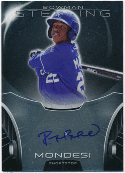 Raul Mondesi Jr. MLB 2013 Bowman Sterling Signature Auto