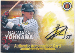 陽川 尚将 BBM 2017 阪神タイガース 直筆サインカード 47/60 Auto Naomasa Yohkawa