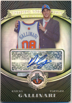Danilo Gallinari NBA 08-09 Topps Treasury RC Refractor Signature Auto