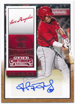 Jahmai Jones 2015 Panini Contenders Draft Ticket Signatures Auto