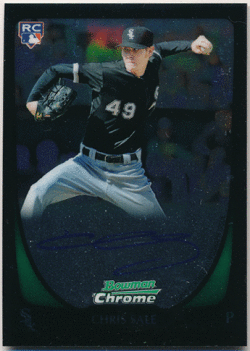 Chris Sale MLB 2011 Bowman Chrome RC Signature Auto