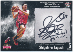 田口 成浩 BBM 16-17 B.League High Five 直筆サインカード 066/105 Auto Shigehiro Taguchi