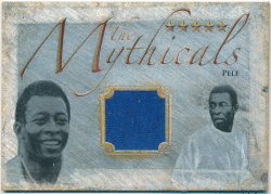 Pele 2014 Futera Unique The Mythicals Jersey 06/10