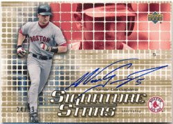 Nomar Garciaparra MLB 2004 Upper Deck UD Signature Stars Gold Auto 24/99