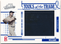 Ted Williams MLB 2005 Playoff Absolute Memorabilia Tools of the Trade Jumbo Jersey 070/100