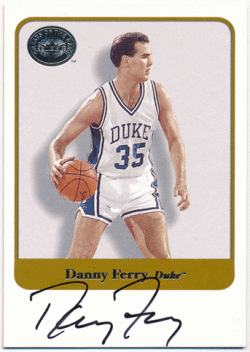 Danny Ferry NBA 2001 Fleer Greats of the Game Signature Auto
