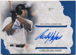 Carlos Delgado MLB 2015 Topps Supreme Simply Supreme Signature Auto
