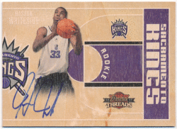 Hassan Whitside NBA 10-11 Panini Threads RC Signature Auto 315/399