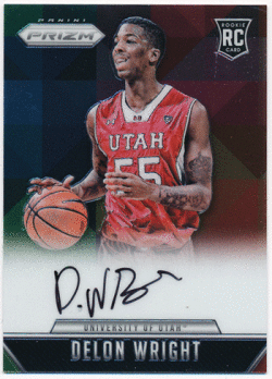 Delon Wright NBA 15-16 Panini Prizm RC Signature Auto