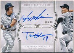 MLB 松井秀喜 田中将大 ブックレットカード /10 トレカショップ Rookie Star 松井秀喜 / 田中将大 MLB 2018