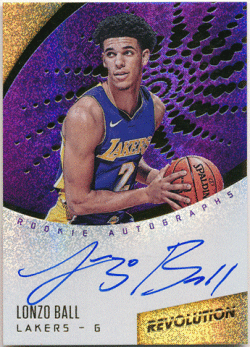 Lonzo Ball NBA 17-18 Panini Revolution RC Signature Auto