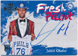Jahlil Okafor NBA 15-16 Panini Court Kings Fresh Paint Signature Auto
