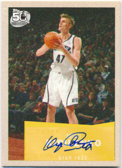 Andrei Kirilenko NBA 07-08 Topps 50th Anniversary Signature Auto
