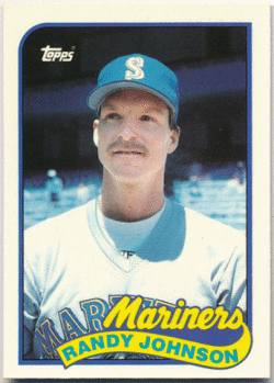 Randy Johnson MLB 1989 Topps Traded #T57