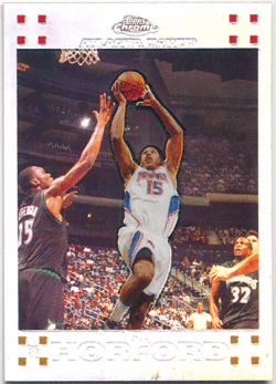 Al Horford NBA 07-08 Topps Chrome RC Refractor 0292/1499