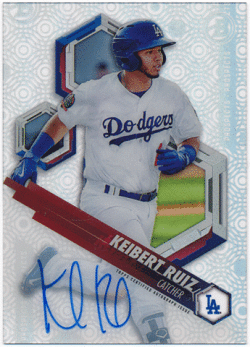 Keibert Ruiz MLB 2018 Bowman High Tek Prospects Signature Auto