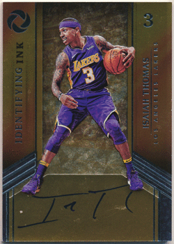 Isaiah Thomas NBA 17-18 Panini Opulence Identifying Ink Silver Signature Auto 10/25