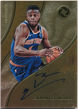 Emmanuel Mudiay NBA 17-18 Panini Opulence Signature Auto 28/49
