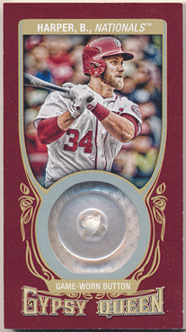 Bryce Harper MLB 2014 Topps Gypsy Queen Mini Button 3/3