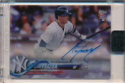Clint Frazier MLB 2018 Topps Clearly Authentic RC Signature Auto